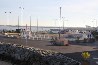 Nouvel aménagement des parkings de Port Fromentine