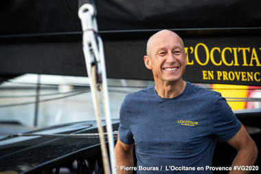 Armel Tripon est au départ de son premier Vendée Globe.
