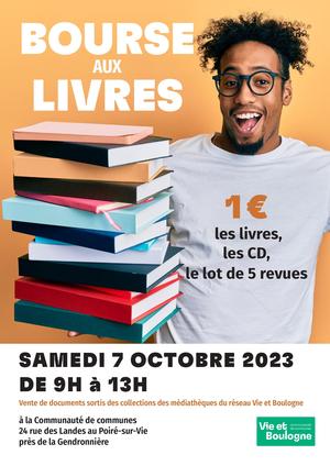 Affiche bourse aux livres