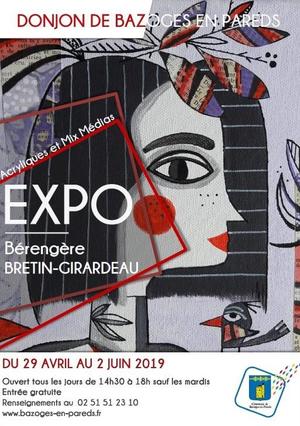 Affiche expo Bérengère Bretin Girardeau