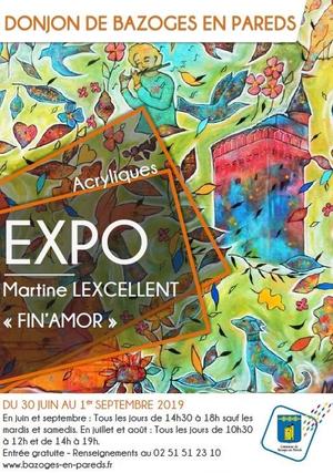 Affiche expo Martine Lexcelleent