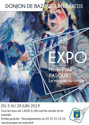 Affiche expo Le monde du cirque