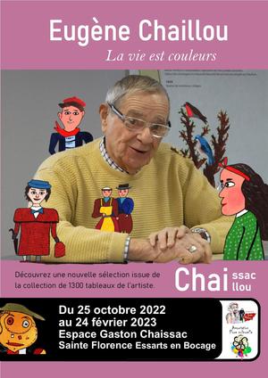 Exposition Eugène Chaillou, la vie est couleurs