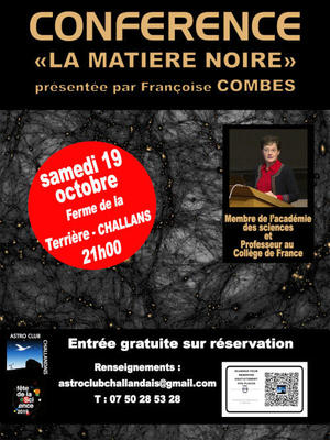 Affiche conférence matière noire