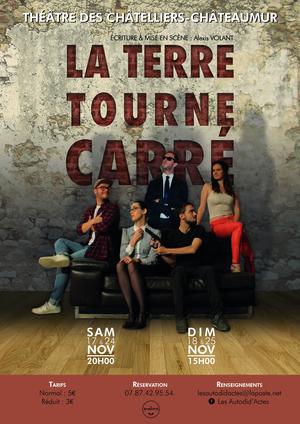 Affiche La terre tourne carré !