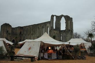 Noël aux abbayes de Nieul-sur-l'Autise et Maillezais ©D. Fugère
