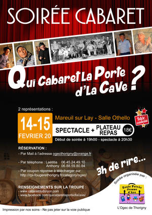 spectacle soirée cabaret theatre
