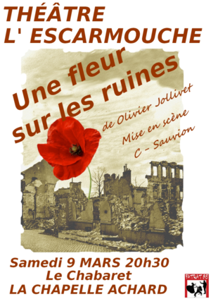 fleur ruines