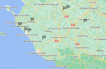 Les étapes.