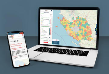 Carte interactive Vendée numérique