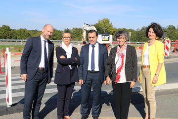 Région, Département et Agglomération oeuvre ensemble au désenclavement du chef-lieu du département.