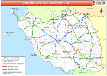 Viabilité hivernale 2020-2021 en Vendée