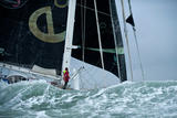 Bertrand de Broc sur son bateau 2