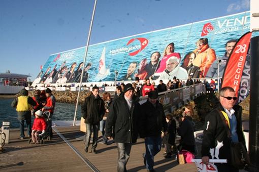 Les visiteurs en grand nombre