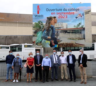 Dévoilement du visuel du futur collège de Luçon ©CD85