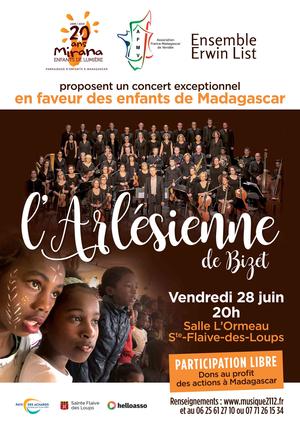 Soirée concert Arlésienne en faveur de Madagascar
