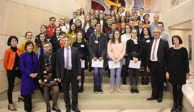 Remise de la bourse "jeunes bénévoles vendéens" © Département de la Vendée