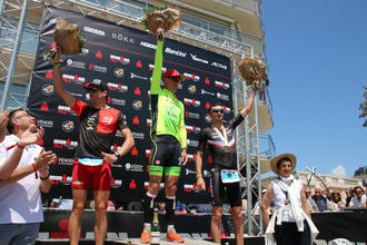 Le podium de l'IRONMAN.