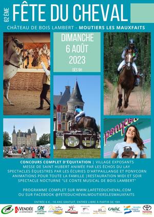 affiche fête du cheval