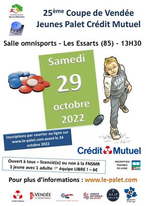Affiche Coupe de Vendée Jeunes 2022