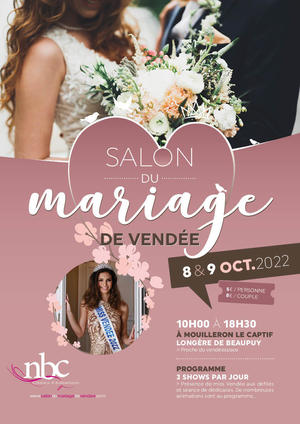 affiche 2022 salon du mariage de vendée