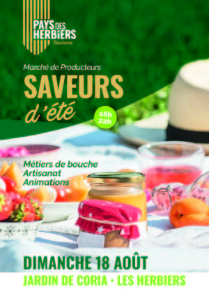 Marché Saveurs d'été le 18 août aux Herbiers