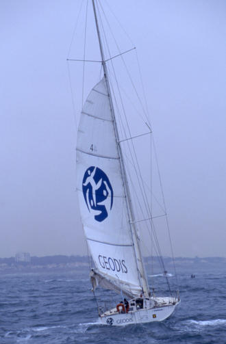 Christophe Auguin sur Geodis - Photo CD85