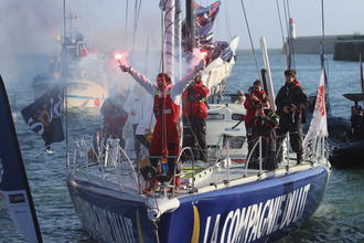 Clément Giraud boucle son Vendée Globe en moins de 100 jours / © CD85