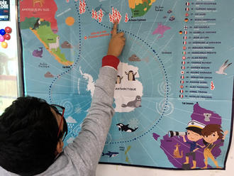 Les élèves de l'école André Malraux à Rabat suivent le Vendée Globe 2020