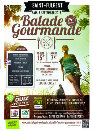 Affiche Balade Gourmande