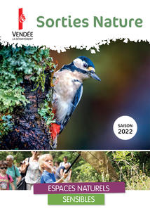 Couverture du guide des sorties nature 2022