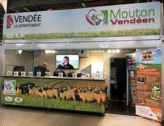 Stand du Mouton vendéen au Salon de l'agriculture
